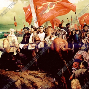 李如作品_十萬農(nóng)軍圍長(zhǎng)沙_高清大圖下載