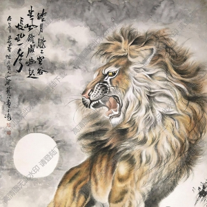 蔡鶴汀國(guó)畫(huà)作品 虎2 高清下載