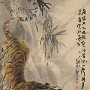 蔡鶴汀國(guó)畫(huà)作品 虎虎生風(fēng) 高清下載