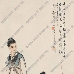 蔡鶴汀國(guó)畫(huà)作品 唐人詩(shī)意 高清下載