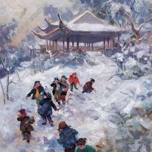 費(fèi)以復(fù)作品 雪景 高清大圖下載