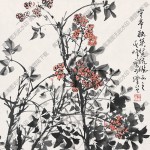 孫其峰國(guó)畫(huà) 花卉 高清大圖下載