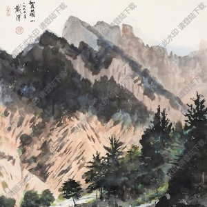 戴澤國(guó)畫 賀蘭山 高清大圖下載