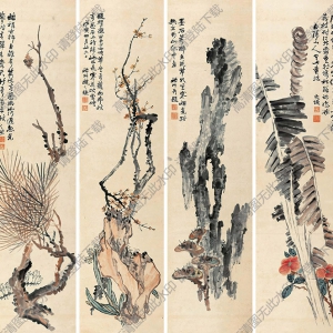 趙之謙國(guó)畫(huà)作品 花卉3 高清下載