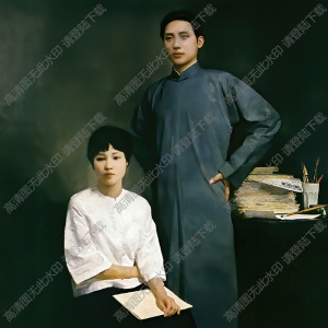 陳衍寧油畫_毛澤東和楊開慧_高清大圖下載