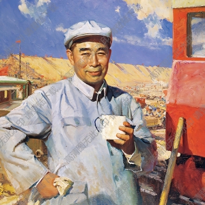 何孔德油畫_周恩來_我們的好總理_高清大圖下載