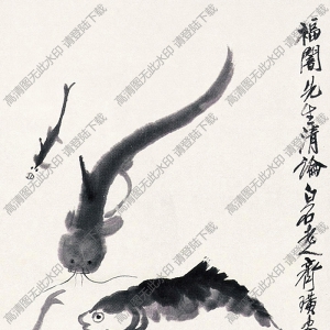齊白石國畫_九如圖_時居京華卅又四年_高清大圖下載