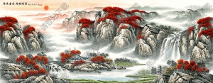 國畫名作_鴻運當(dāng)頭、招財進寶_高清大圖下載
