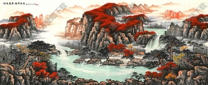 國畫名作_鴻運高照、福澤長流_高清大圖下載