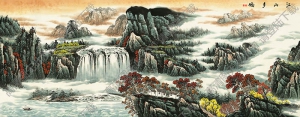 國畫名作_江山多嬌_高清大圖下載