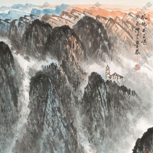 宗其香國(guó)畫(huà) 長(zhǎng)城雄姿 高清大圖下載