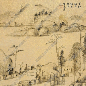 李流芳國(guó)畫(huà) 山水 高清大圖下載