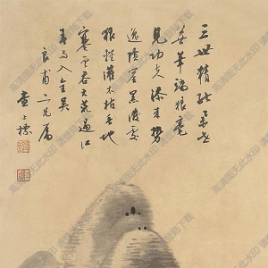 查士標(biāo)國(guó)畫 山水 (5) 高清大圖下載