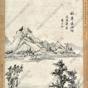 查士標(biāo)國(guó)畫 山水(3) 高清大圖下載