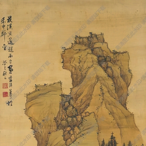 藍(lán)瑛作品 溪漁篴 高清大圖下載