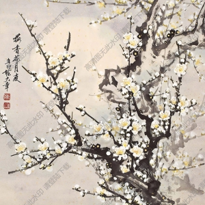 陳大章國(guó)畫(huà) 梅香花月夜 (2) 高清大圖下載