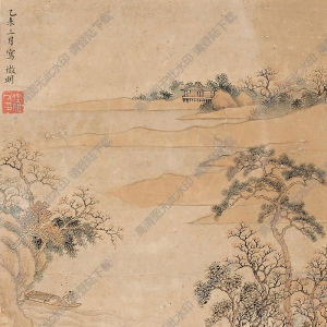 文征明國(guó)畫(huà) 山水圖 高清大圖下載