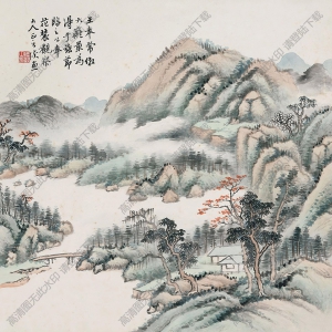 陸恢國(guó)畫 山水 (4) 高清大圖下載