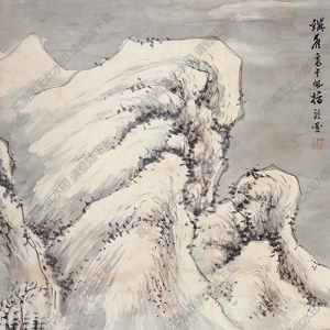 高其佩國(guó)畫(huà) 山水 (10) 高清大圖下載