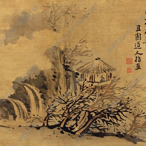 高其佩國(guó)畫(huà) 山亭秋爽 高清大圖下載