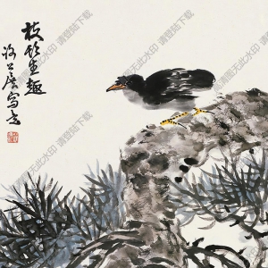 謝公展國畫 花鳥 (1) 高清大圖下載