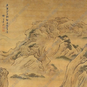 袁江國(guó)畫 山水 (7) 高清大圖下載