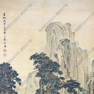 袁江國(guó)畫 山水 (9) 高清大圖下載