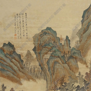 文伯仁國(guó)畫(huà) 山水 (3) 高清大圖下載