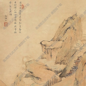 文伯仁國(guó)畫(huà) 山水 (8) 高清大圖下載