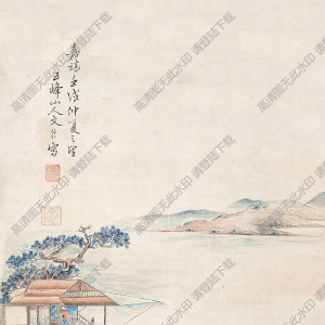 文伯仁國(guó)畫(huà) 山水人物 高清大圖下載