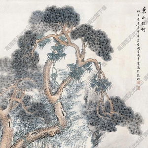 吳青霞國(guó)畫(huà) 東山絲竹 高清大圖下載