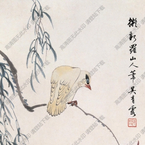 吳青霞國(guó)畫(huà) 花鳥(niǎo) 高清大圖下載