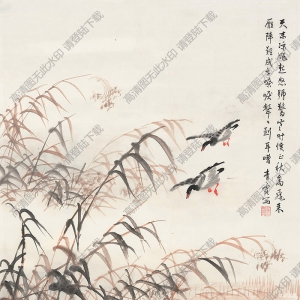 吳青霞國(guó)畫(huà) 蘆雁圖 (3) 高清大圖下載