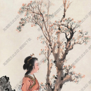 吳光宇國(guó)畫(huà) 仕女 (2) 高清大圖下載