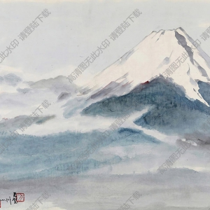 方君璧作品 富士山 (2) 高清大圖下載