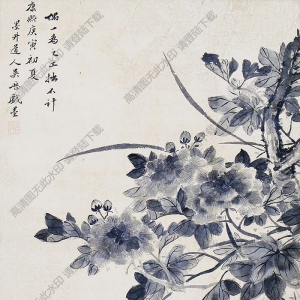 吳歷國畫 芙蓉 高清大圖下載