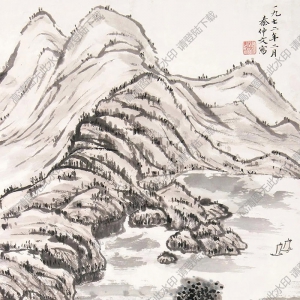 秦仲文國(guó)畫(huà) 山水 (3) 高清大圖下載