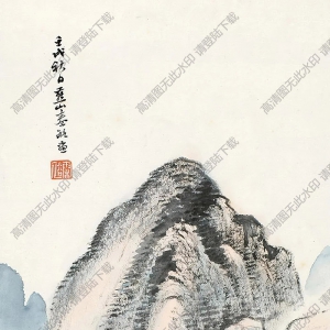 秦仲文國(guó)畫(huà) 山水 (4) 高清大圖下載