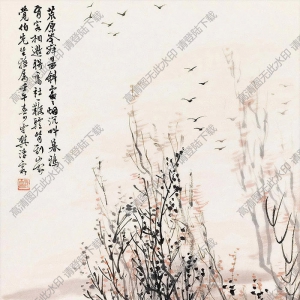 樊浩霖國(guó)畫(huà) 暮歸圖 高清大圖下載