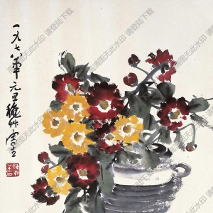 陳秋草國(guó)畫(huà) 花卉 (2) 高清大圖下載