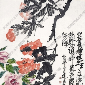 馮建吳作品 花卉 (4) 高清大圖下載