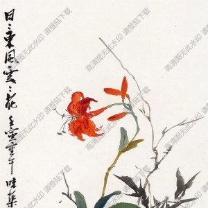 郭味蕖國(guó)畫(huà) 日日東風(fēng)處處花 高清大圖下載