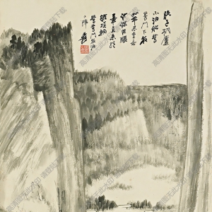 張大千國(guó)畫(huà) 鷺鷥門(mén)泊船 晚過(guò)桐廬不泊船 高清大圖下載