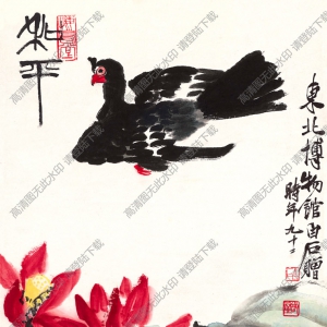 齊白石國(guó)畫(huà)_和平圖_贈(zèng)東北博物館_九十二歲作_高清大圖下載