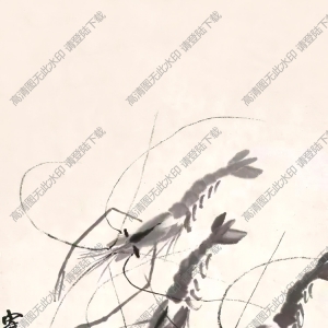 齊白石_魚、蝦、蟹_高清大圖下載