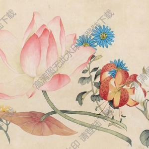金章_金陶陶國(guó)畫_花卉 (2)_高清大圖下載