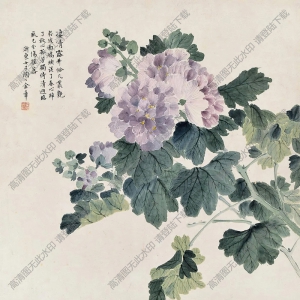金章_金陶陶國(guó)畫_花卉 (5)_高清大圖下載