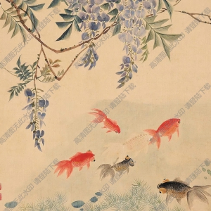 金章_金陶陶_國(guó)畫_金魚 (3)_高清大圖下載