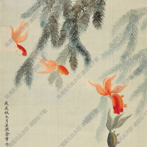 金章_金陶陶_國(guó)畫_金魚圖 (2)_高清大圖下載