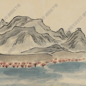 齊白石_23開借山圖冊05_高清大圖下載